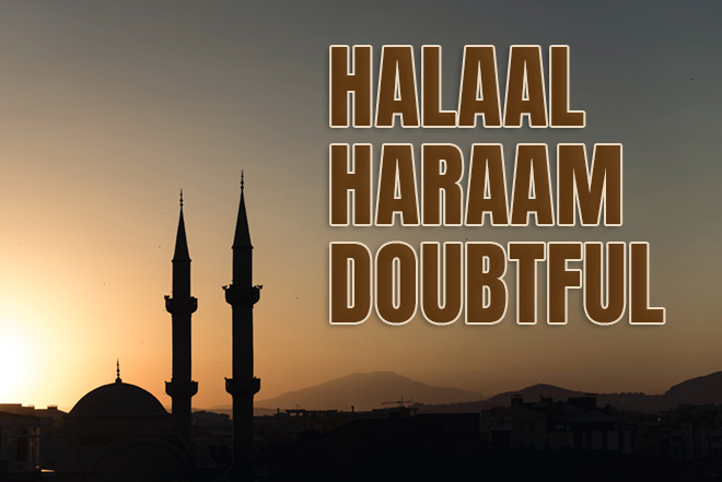 THE HALAL, THE HARAM AND THE DOUBTFUL